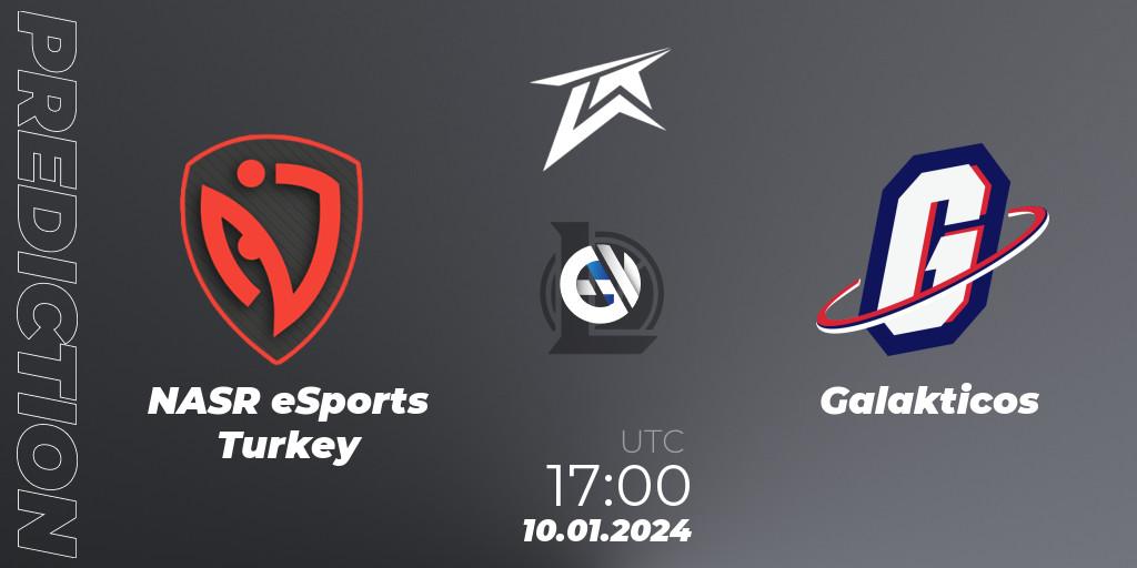 NASR eSports Turkey - Galakticos: Maç tahminleri. 10.01.2024 at 17:00, LoL, TCL 2024 Season Cup