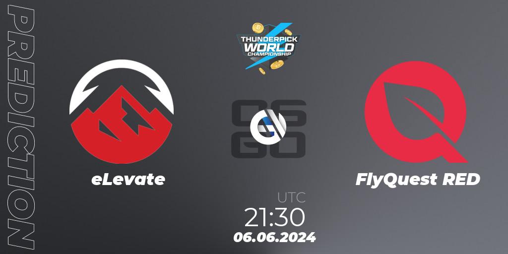 eLevate - FlyQuest RED: Maç tahminleri. 06.06.2024 at 21:30, Counter-Strike (CS2), Thunderpick World Championship 2024: North American Series #2