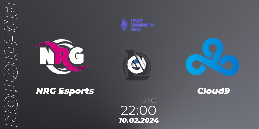 NRG Esports - Cloud9: Maç tahminleri. 10.02.2024 at 22:00, LoL, LCS Spring 2024 - Group Stage