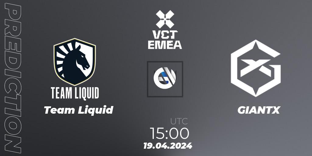Team Liquid - GIANTX: Maç tahminleri. 19.04.24, VALORANT, VALORANT Champions Tour 2024: EMEA League - Stage 1 - Group Stage