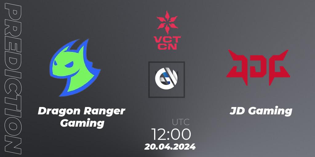 Dragon Ranger Gaming - JD Gaming: Maç tahminleri. 20.04.24, VALORANT, VALORANT Champions Tour China 2024: Stage 1 - Group Stage