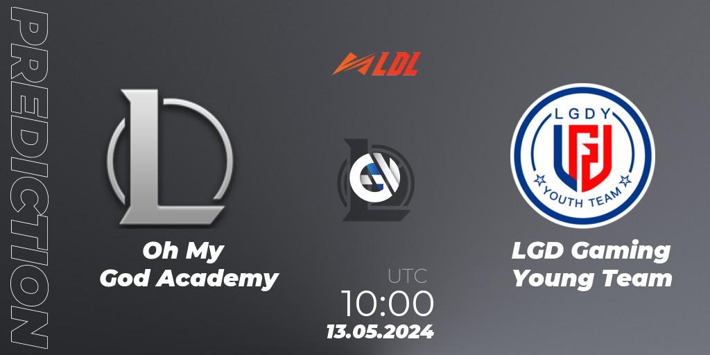 Oh My God Academy - LGD Gaming Young Team: Maç tahminleri. 13.05.2024 at 10:00, LoL, LDL 2024 - Stage 2