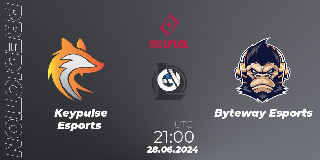 Keypulse Esports - Byteway Esports: Maç tahminleri. 28.06.2024 at 21:00, LoL, LPLOL Split 2 2024