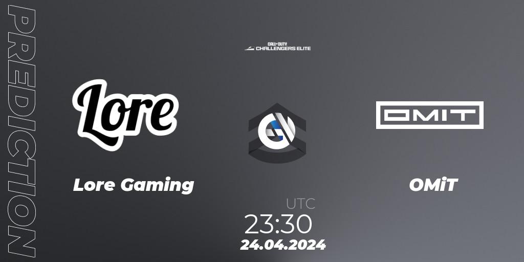 Lore Gaming - OMiT: Maç tahminleri. 24.04.2024 at 23:30, Call of Duty, Call of Duty Challengers 2024 - Elite 2: NA
