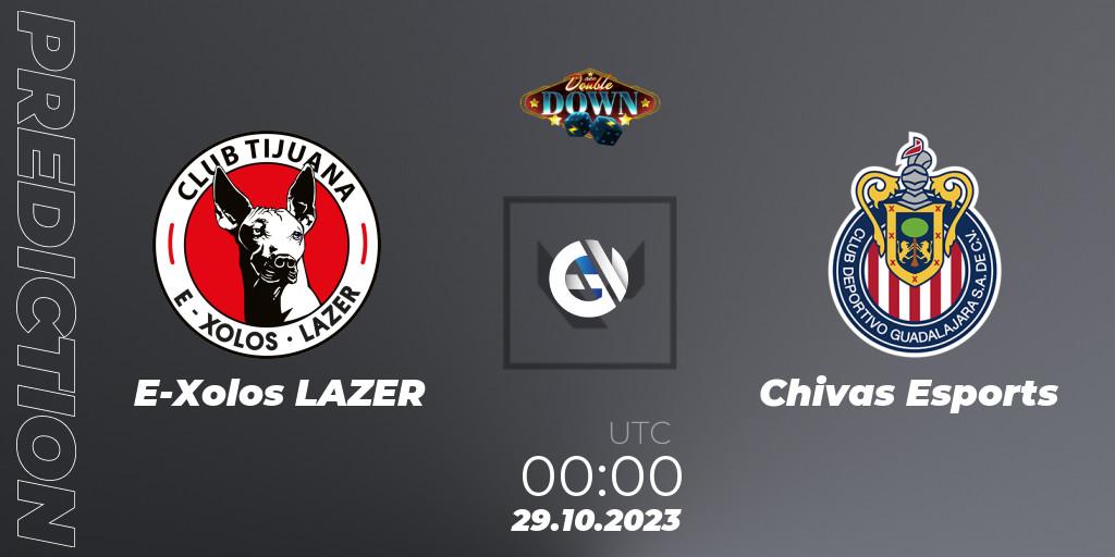 E-Xolos LAZER - Chivas Esports: Maç tahminleri. 29.10.23, VALORANT, ACE Double Down