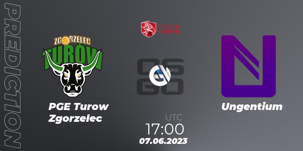 PGE Turow Zgorzelec - Ungentium: Maç tahminleri. 08.06.2023 at 20:00, Counter-Strike (CS2), Polish Esports League 2023 Split 2
