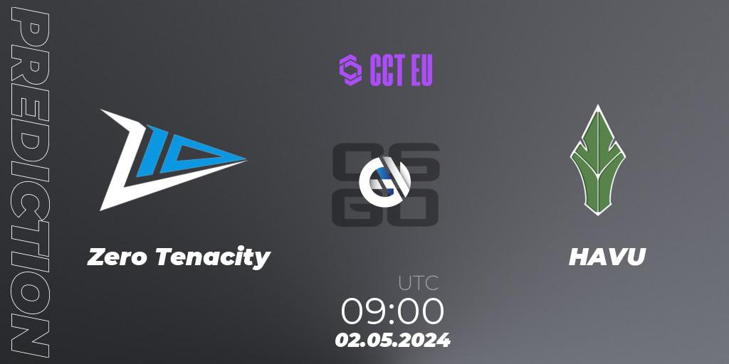 Zero Tenacity - HAVU: Maç tahminleri. 02.05.2024 at 09:00, Counter-Strike (CS2), CCT Season 2 Europe Series 2 