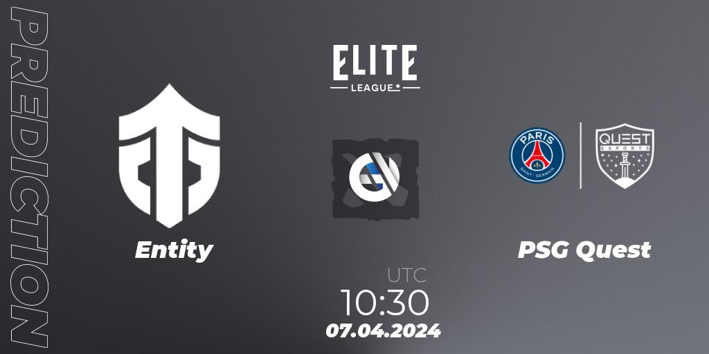 Entity - PSG Quest: Maç tahminleri. 07.04.2024 at 10:57, Dota 2, Elite League: Round-Robin Stage