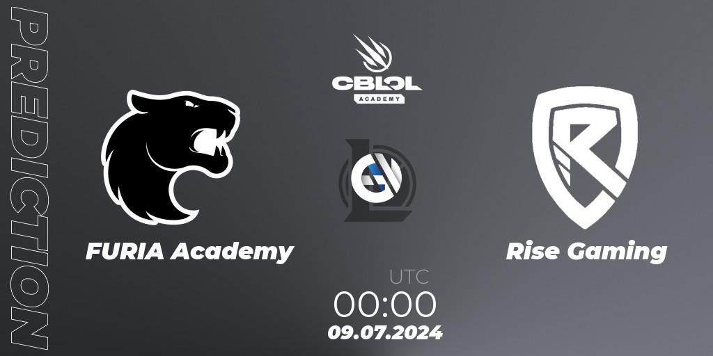 FURIA Academy - Rise Gaming: Maç tahminleri. 10.07.2024 at 00:00, LoL, CBLOL Academy 2024