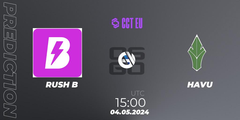 RUSH B - HAVU: Maç tahminleri. 04.05.2024 at 15:00, Counter-Strike (CS2), CCT Season 2 Europe Series 2 