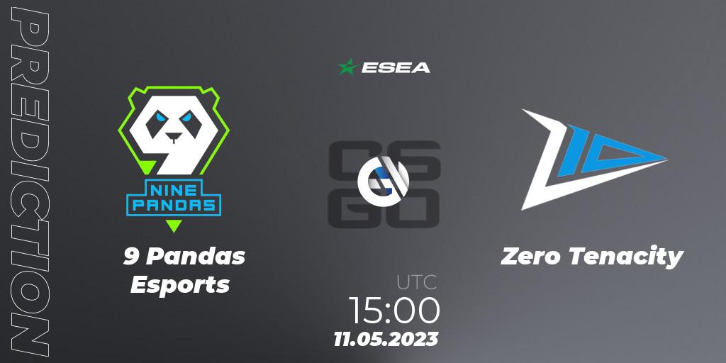 9 Pandas Esports - Zero Tenacity: Maç tahminleri. 11.05.2023 at 15:00, Counter-Strike (CS2), ESEA Season 45: Advanced Division - Europe