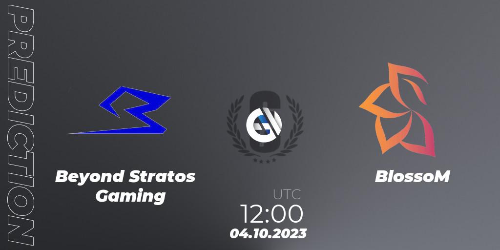 Beyond Stratos Gaming - BlossoM: Maç tahminleri. 04.10.2023 at 12:00, Rainbow Six, South Korea League 2023 - Stage 2 - Last Chance Qualifiers