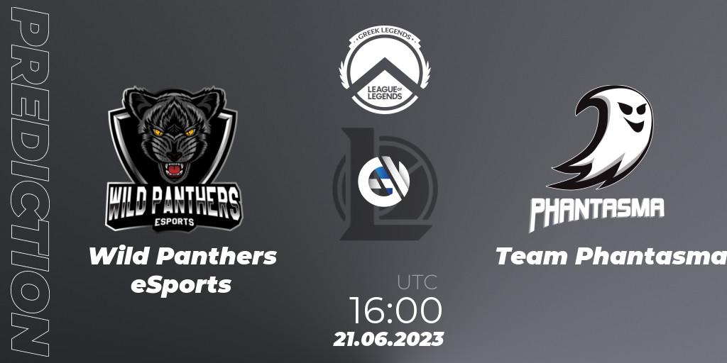 Wild Panthers eSports - Team Phantasma: Maç tahminleri. 21.06.2023 at 16:00, LoL, Greek Legends League Summer 2023
