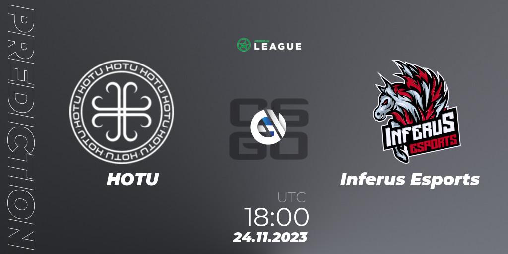 HOTU - Inferus Esports: Maç tahminleri. 24.11.2023 at 18:00, Counter-Strike (CS2), ESEA Season 47: Advanced Division - Europe