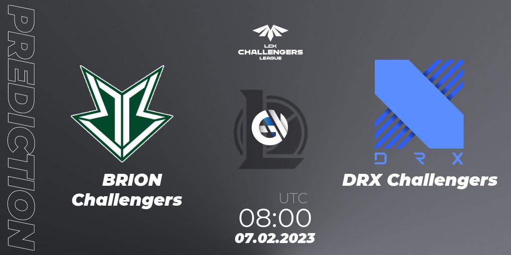 Brion Esports Challengers - DRX Challengers: Maç tahminleri. 07.02.23, LoL, LCK Challengers League 2023 Spring