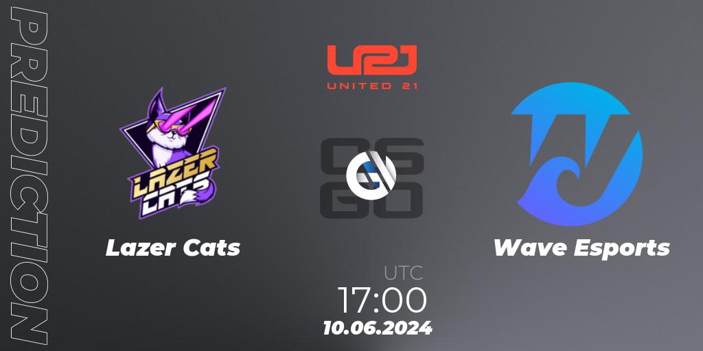 Lazer Cats - Wave Esports: Maç tahminleri. 10.06.2024 at 17:00, Counter-Strike (CS2), United21 Season 14: Division 2