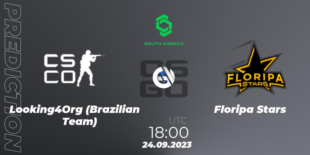 Looking4Org (Brazilian Team) - Floripa Stars: Maç tahminleri. 24.09.2023 at 18:00, Counter-Strike (CS2), CCT South America Series #12: Open Qualifier