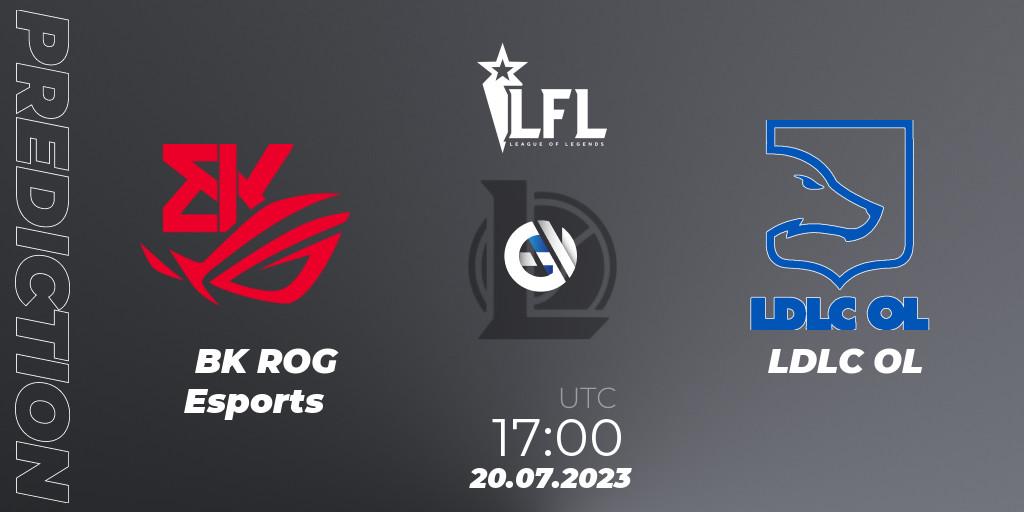 BK ROG Esports - LDLC OL: Maç tahminleri. 20.07.23, LoL, LFL Summer 2023 - Group Stage