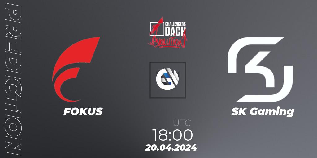 FOKUS - SK Gaming: Maç tahminleri. 20.04.24, VALORANT, VALORANT Challengers 2024 DACH: Evolution Split 1