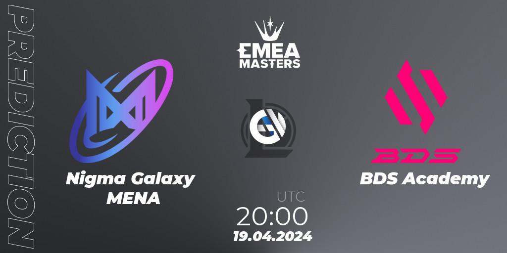 Nigma Galaxy MENA - BDS Academy: Maç tahminleri. 19.04.24, LoL, EMEA Masters Spring 2024 - Group Stage