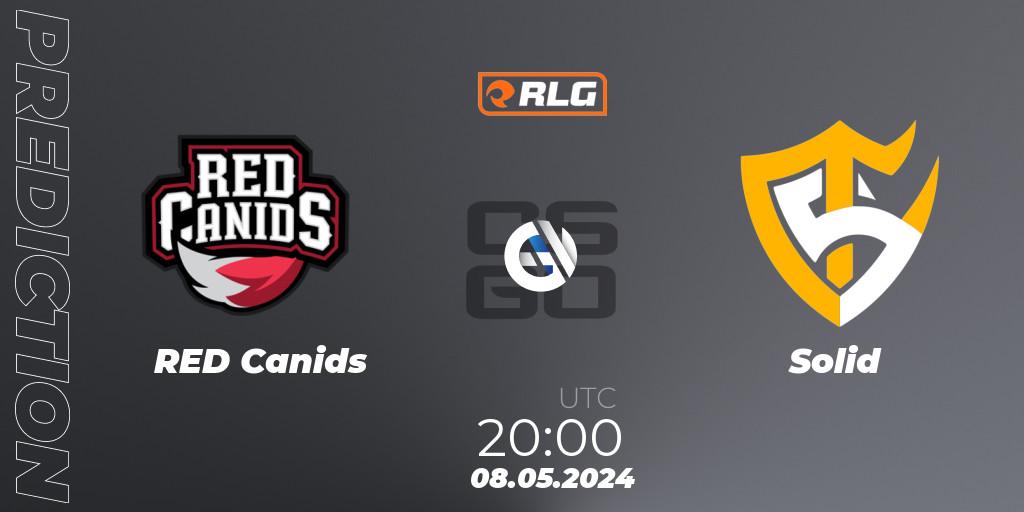 RED Canids - Solid: Maç tahminleri. 08.05.2024 at 20:00, Counter-Strike (CS2), RES Latin American Series #4