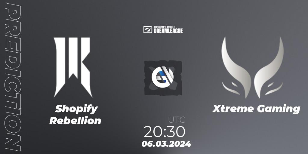 Shopify Rebellion - Xtreme Gaming: Maç tahminleri. 06.03.24, Dota 2, DreamLeague Season 22