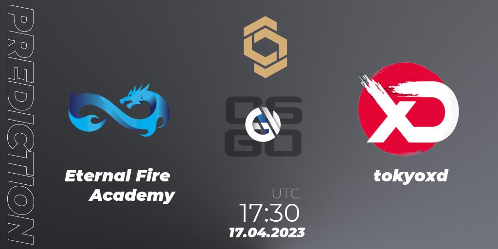 Eternal Fire Academy - tokyoxd: Maç tahminleri. 17.04.2023 at 17:30, Counter-Strike (CS2), CCT South Europe Series #4: Closed Qualifier