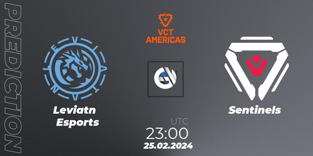 Leviatán Esports - Sentinels: Maç tahminleri. 25.02.2024 at 23:00, VALORANT, VCT 2024: Americas Kickoff