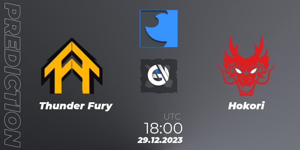 Thunder Fury - Hokori: Maç tahminleri. 29.12.2023 at 18:15, Dota 2, FastInvitational DotaPRO Season 2