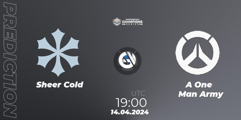 Sheer Cold - A One Man Army: Maç tahminleri. 14.04.2024 at 19:00, Overwatch, Overwatch Champions Series 2024 - EMEA Stage 2 Group Stage
