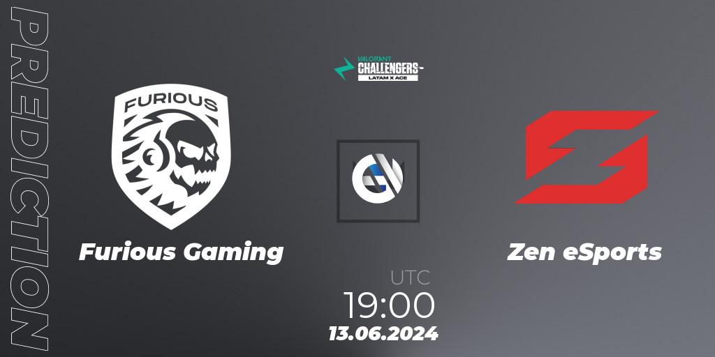 Furious Gaming - Zen eSports: Maç tahminleri. 15.06.2024 at 16:00, VALORANT, VALORANT Challengers 2024 LAS: Split 2