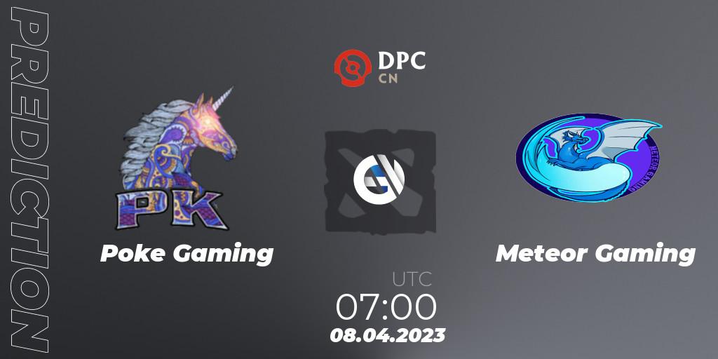 Poke Gaming - Meteor Gaming: Maç tahminleri. 08.04.23, Dota 2, DPC 2023 Tour 2: CN Division II (Lower)