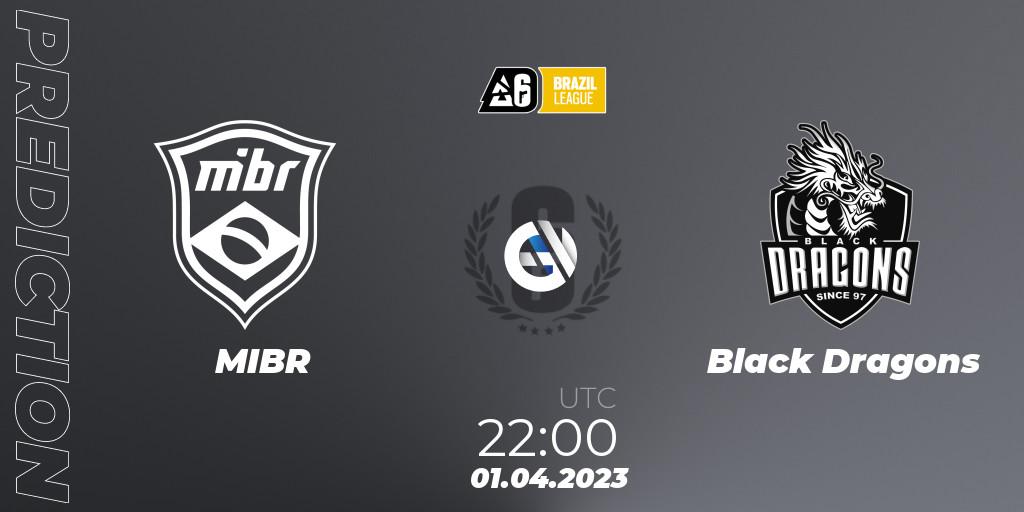 MIBR - Black Dragons: Maç tahminleri. 01.04.23, Rainbow Six, Brazil League 2023 - Stage 1