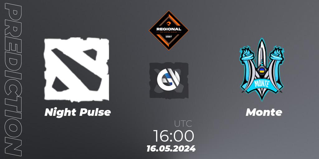 Night Pulse - Monte: Maç tahminleri. 16.05.2024 at 17:20, Dota 2, RES Regional Series: EU #2