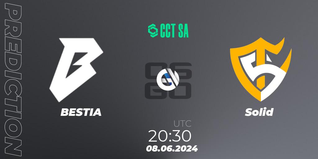 BESTIA - Solid: Maç tahminleri. 08.06.2024 at 20:30, Counter-Strike (CS2), CCT Season 2 South America Series 1