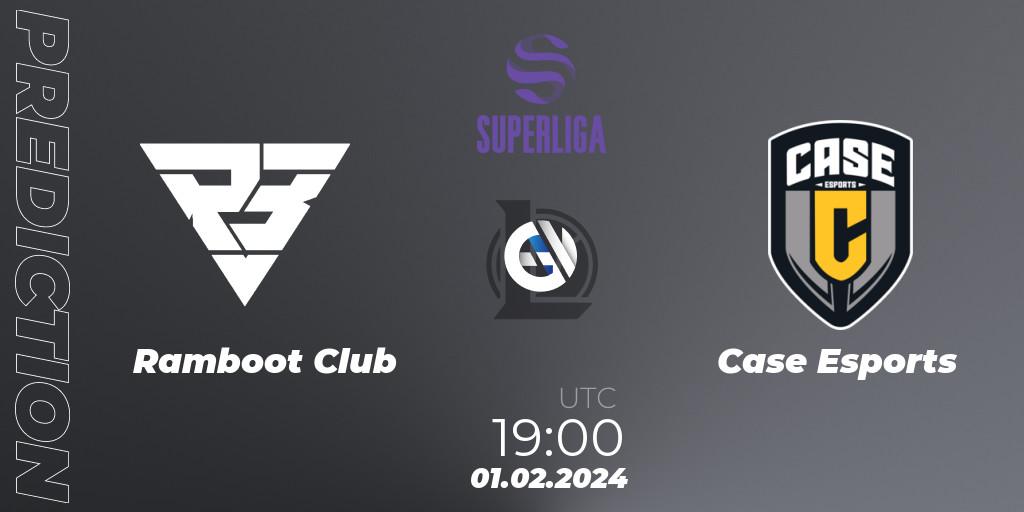 Ramboot Club - Case Esports: Maç tahminleri. 01.02.2024 at 19:00, LoL, Superliga Spring 2024 - Group Stage