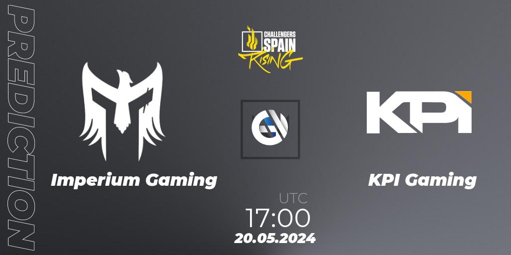 Imperium Gaming - KPI Gaming: Maç tahminleri. 20.05.2024 at 16:00, VALORANT, VALORANT Challengers 2024 Spain: Rising Split 2
