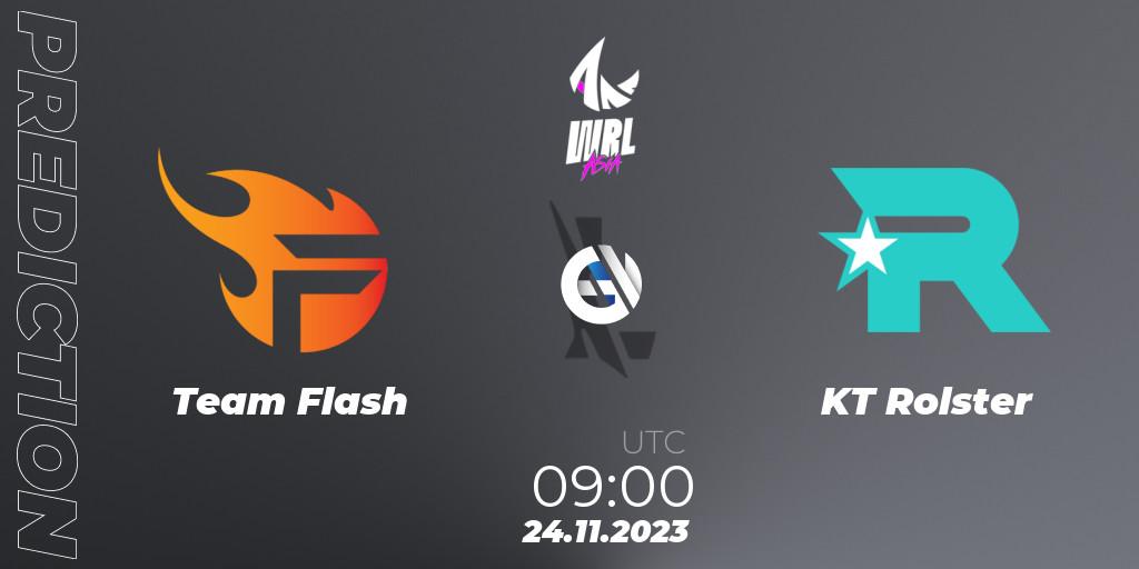 Team Flash - KT Rolster: Maç tahminleri. 24.11.2023 at 09:00, Wild Rift, WRL Asia 2023 - Season 2 - Regular Season