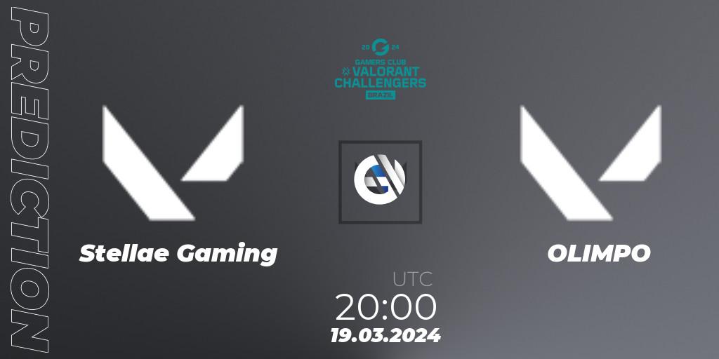 Stellae Gaming - OLIMPO: Maç tahminleri. 19.03.2024 at 20:00, VALORANT, VALORANT Challengers Brazil 2024: Split 1
