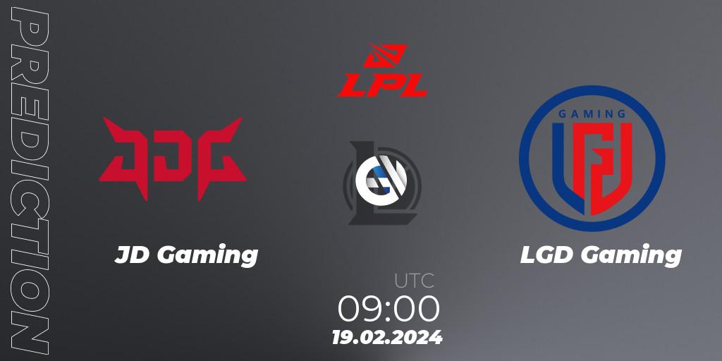 JD Gaming - LGD Gaming: Maç tahminleri. 19.02.24, LoL, LPL Spring 2024 - Group Stage