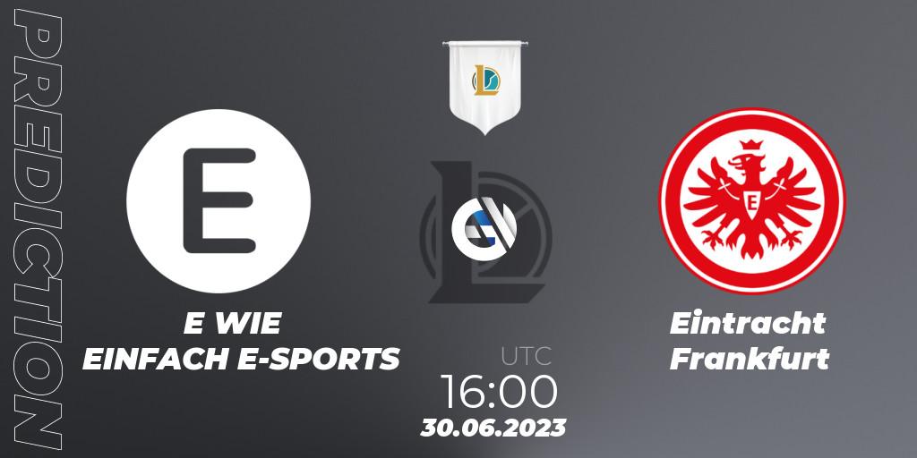 E WIE EINFACH E-SPORTS - Eintracht Frankfurt: Maç tahminleri. 30.06.2023 at 20:00, LoL, Prime League Summer 2023 - Group Stage