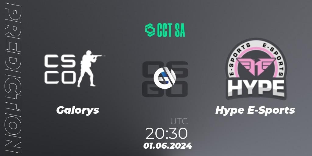 Galorys - Hype E-Sports: Maç tahminleri. 01.06.2024 at 17:30, Counter-Strike (CS2), CCT Season 2 South America Series 1