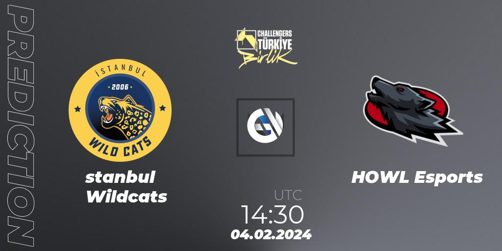 İstanbul Wildcats - HOWL Esports: Maç tahminleri. 04.02.2024 at 14:45, VALORANT, VALORANT Challengers 2024 Turkey: Birlik Split 1