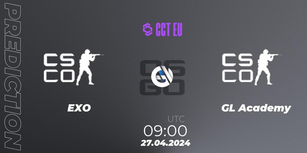 EXO Clan - GamerLegion Academy: Maç tahminleri. 27.04.24, CS2 (CS:GO), CCT Season 2 Europe Series 2 Closed Qualifier