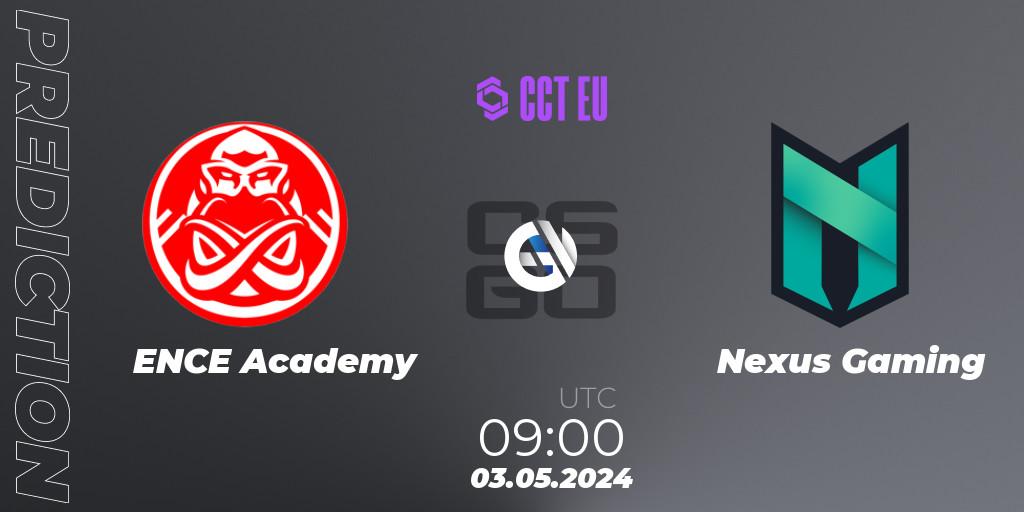 ENCE Academy - Nexus Gaming: Maç tahminleri. 03.05.2024 at 09:00, Counter-Strike (CS2), CCT Season 2 Europe Series 2 