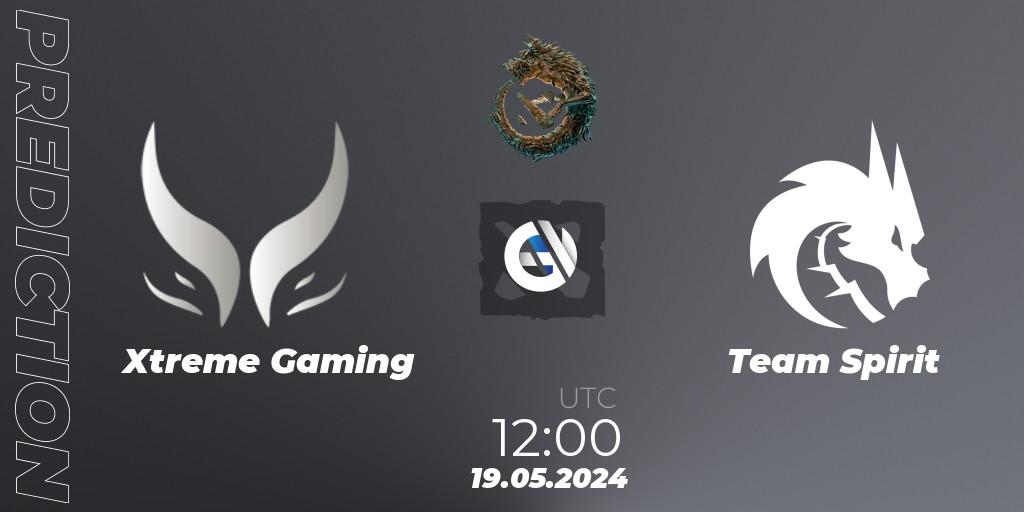 Xtreme Gaming - Team Spirit: Maç tahminleri. 19.05.2024 at 13:00, Dota 2, PGL Wallachia Season 1