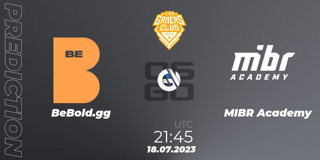 BeBold.gg - MIBR Academy: Maç tahminleri. 18.07.2023 at 22:30, Counter-Strike (CS2), Gamers Club Liga Série S: Season 3
