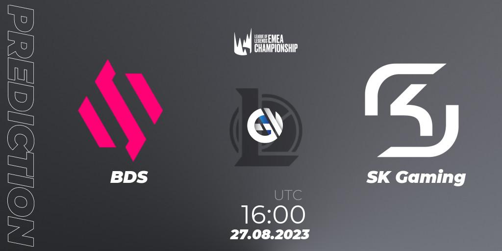 BDS - SK Gaming: Maç tahminleri. 26.08.2023 at 16:00, LoL, LEC Finals 2023