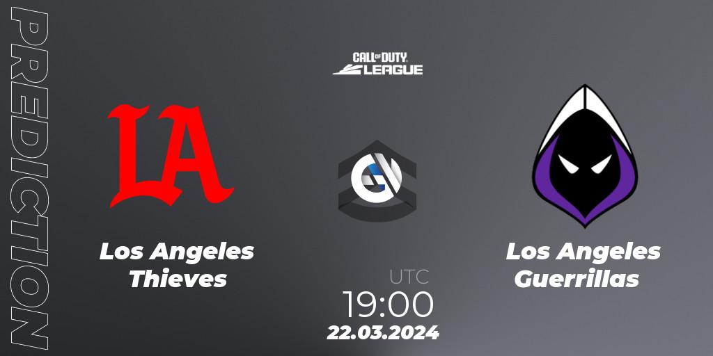 Los Angeles Thieves - Los Angeles Guerrillas: Maç tahminleri. 22.03.2024 at 19:00, Call of Duty, Call of Duty League 2024: Stage 2 Major