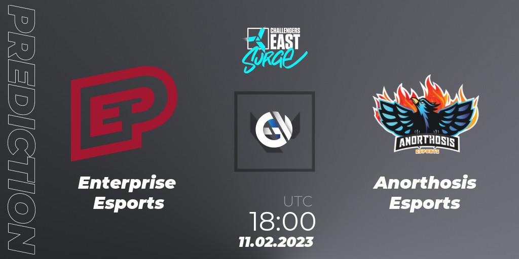 Enterprise Esports - Anorthosis Esports: Maç tahminleri. 11.02.23, VALORANT, VALORANT Challengers 2023 East: Surge Split 1